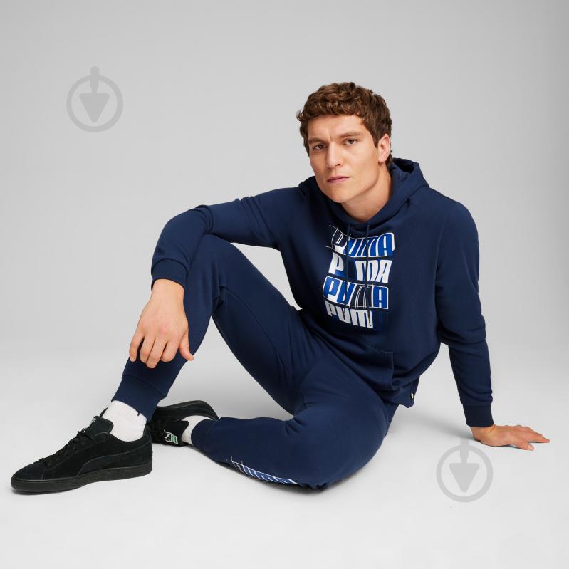 Джемпер Puma ESS+ LOGO LAB HOODIE 67897814 р.M синий - фото 4