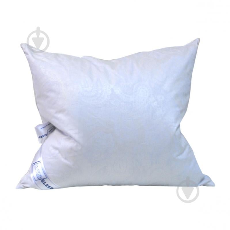 Подушка облегченная 90% пуха Zero gravity SoundSleep 70x70 см белый - фото 1