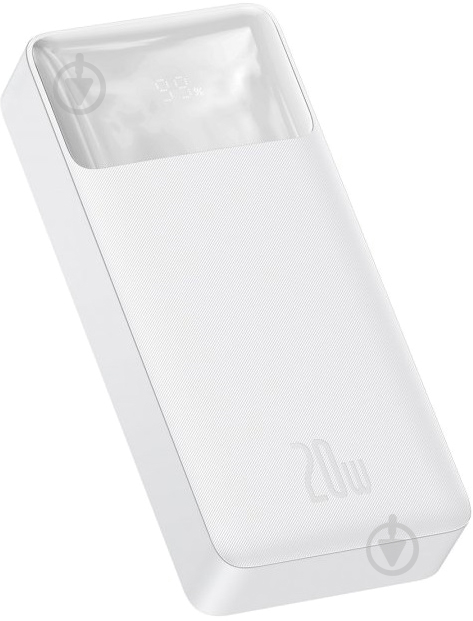 Повербанк BASEUS Power Bank Bipow PD 3.0 QC 3.0 20W 20000 mAh white (6932172618261) - фото 3