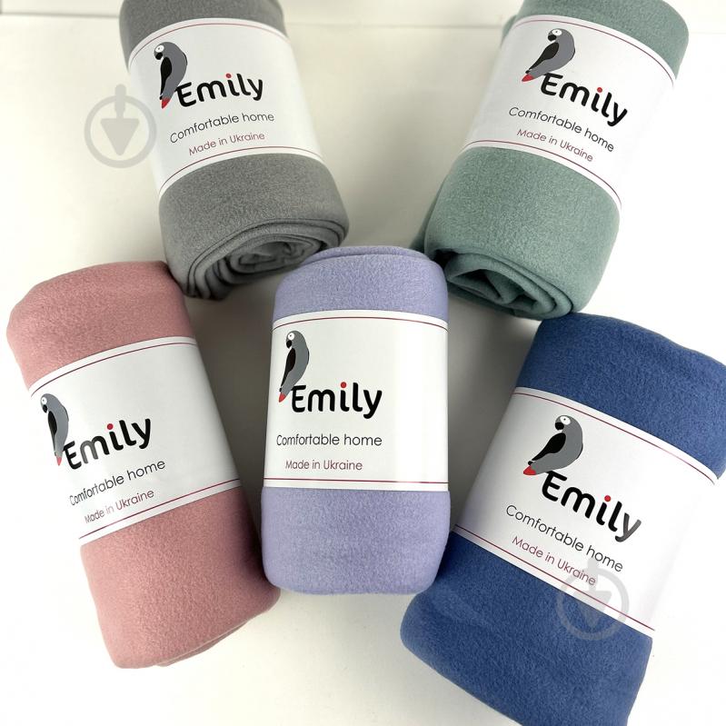 Плед флисовый Levity 150x200 см серый Emily - фото 2