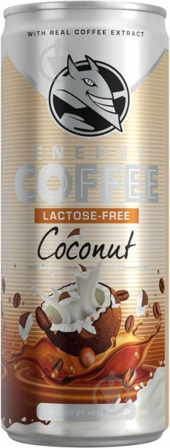 Енергетичний напій Hell Energy Холодна кава з молоком Coffee Coconut 0,25 л - фото 1