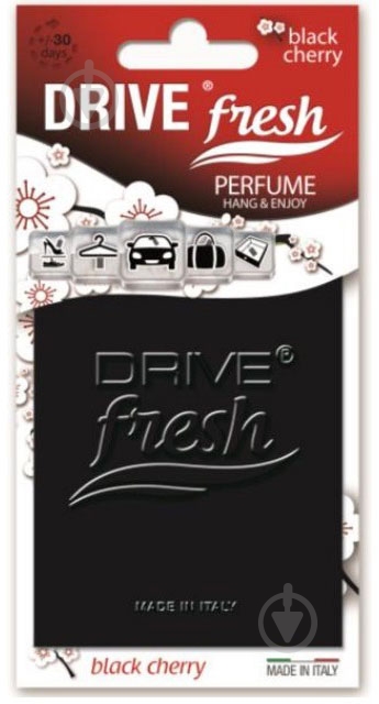Ароматизатор подвесной Little Joy Drive Fresh Black Cherry DF005 - фото 1