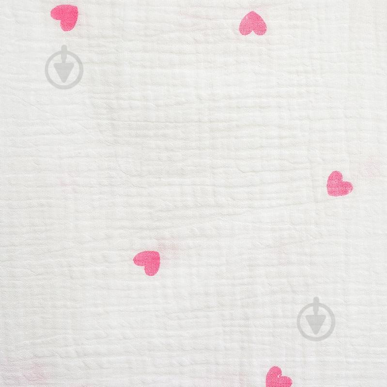Пеленка Blanka Сердечки 70x90 см белый с принтом 14283 - фото 3 Пеленка Blanka Сердечки 70x90 см белый с принтом 14283 - фото 3