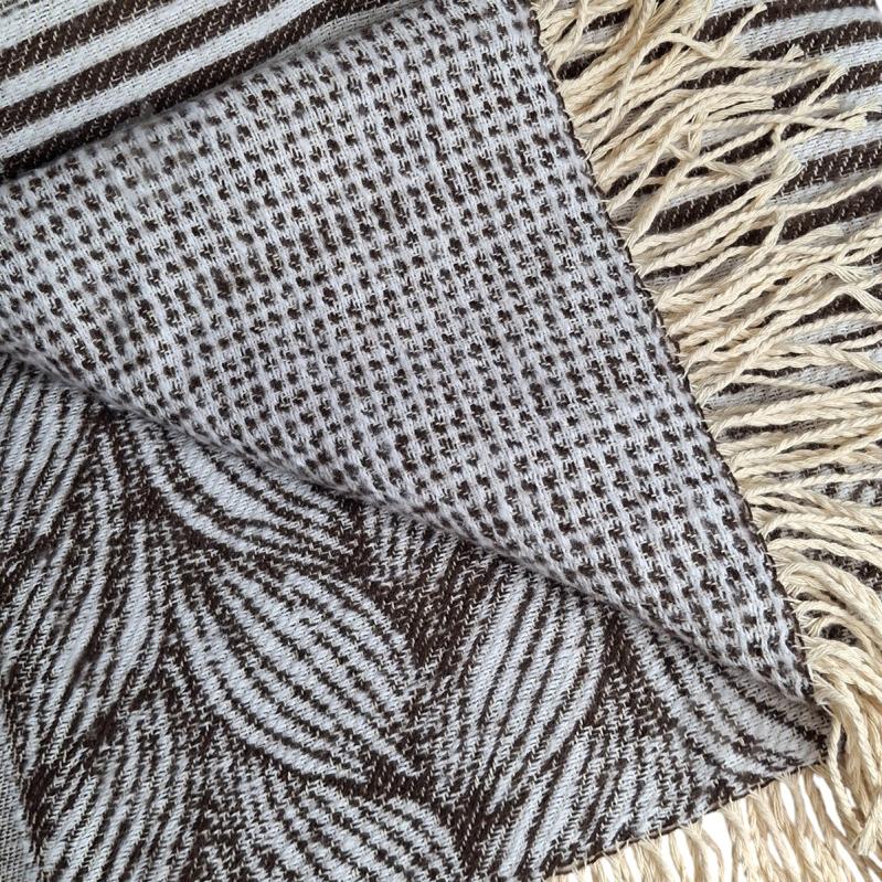 Плед Abstract 140x200 см коричневый SoundSleep - фото 4