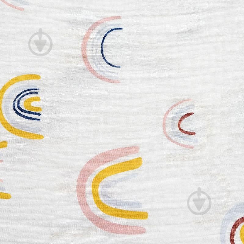 Пеленка Blanka Радуга 70x90 см белый с принтом 14286 - фото 3 Пеленка Blanka Радуга 70x90 см белый с принтом 14286 - фото 3