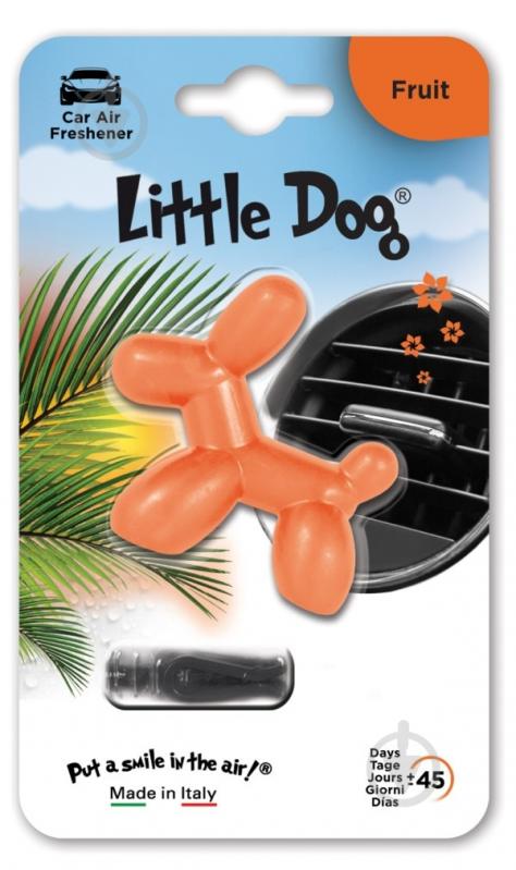 Ароматизатор на дефлектор Little Dog Fruit orange ED0909 - фото 1
