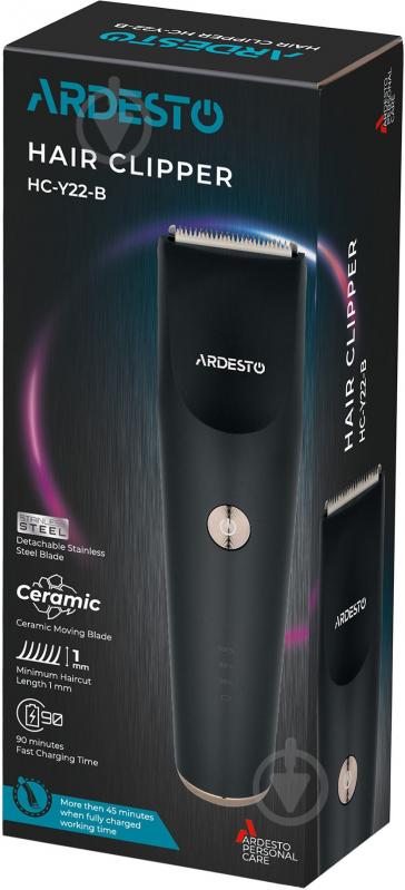 Машинка для стрижки ARDESTO HC-Y22-B - фото 15 Машинка для стрижки ARDESTO HC-Y22-B - фото 15