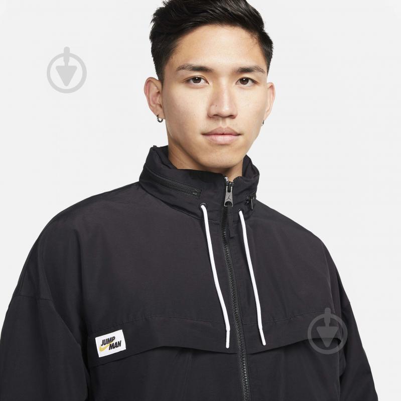 Ветровка мужская демисезонная Jordan M J JMPMN WINDBREAKER DA7172-010 р.XL черная - фото 3