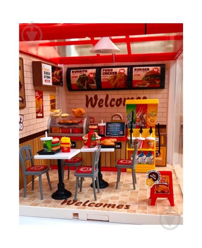 Ігровий набір SHANTOU YISHENG Мінідім фаст-фуд ресторан 0415 - фото 5 Ігровий набір SHANTOU YISHENG Мінідім фаст-фуд ресторан 0415 - фото 5