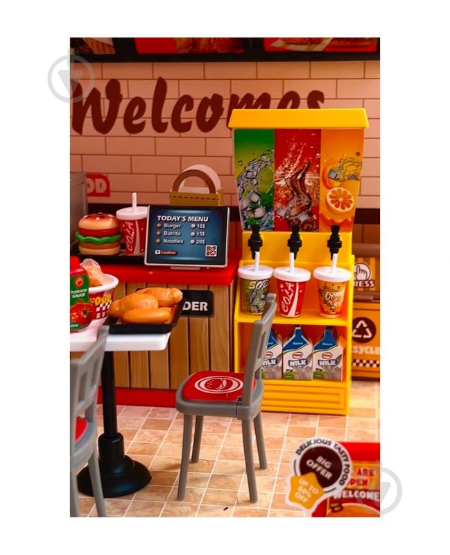 Ігровий набір SHANTOU YISHENG Мінідім фаст-фуд ресторан 0415 - фото 7 Ігровий набір SHANTOU YISHENG Мінідім фаст-фуд ресторан 0415 - фото 7
