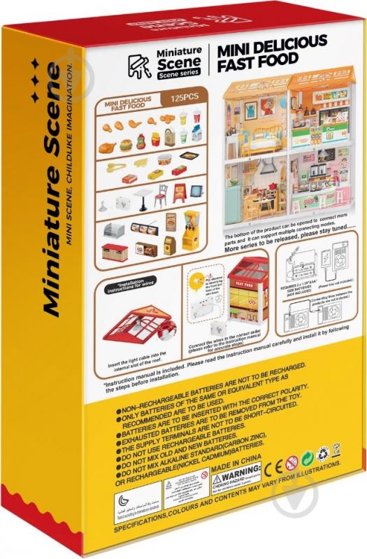 Ігровий набір SHANTOU YISHENG Мінідім фаст-фуд ресторан 0415 - фото 3 Ігровий набір SHANTOU YISHENG Мінідім фаст-фуд ресторан 0415 - фото 3