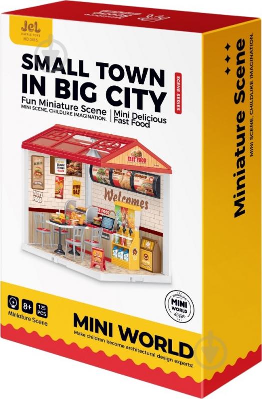 Ігровий набір SHANTOU YISHENG Мінідім фаст-фуд ресторан 0415 - фото 2 Ігровий набір SHANTOU YISHENG Мінідім фаст-фуд ресторан 0415 - фото 2