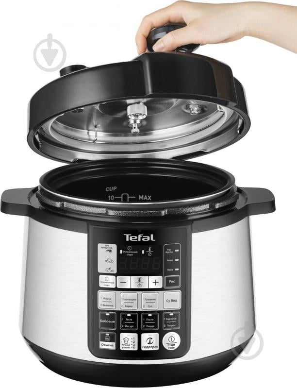 Мультиварка-скороварка Tefal Advanced Pressure Cooker CY621D34 - фото 7