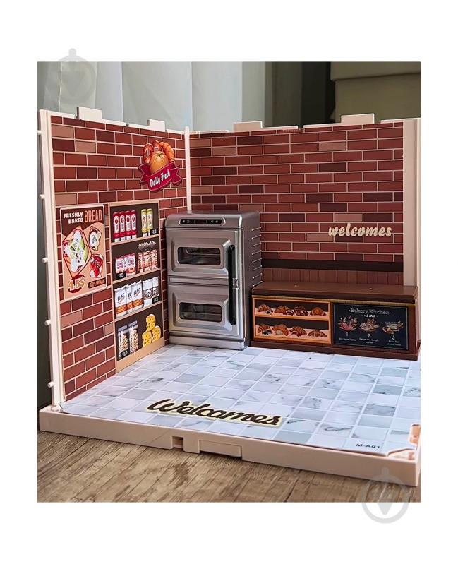 Ігровий набір SHANTOU YISHENG Мінідім пекарня 0417 - фото 9 Ігровий набір SHANTOU YISHENG Мінідім пекарня 0417 - фото 9