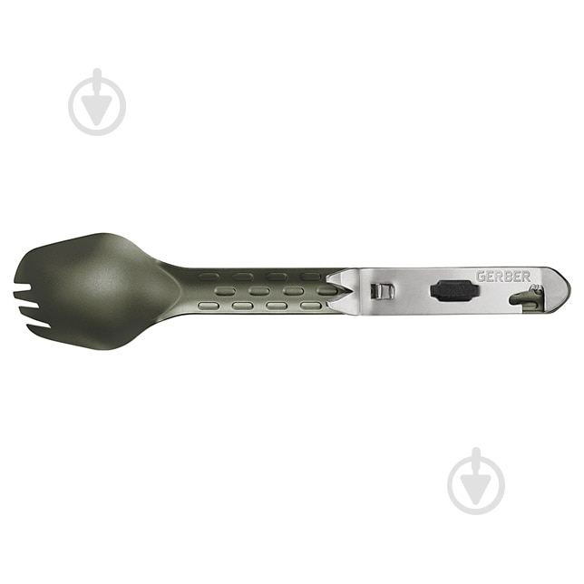 Ложка-вилка Gerber Gear туристическая DEVOUR - FLAT SAGE - фото 2