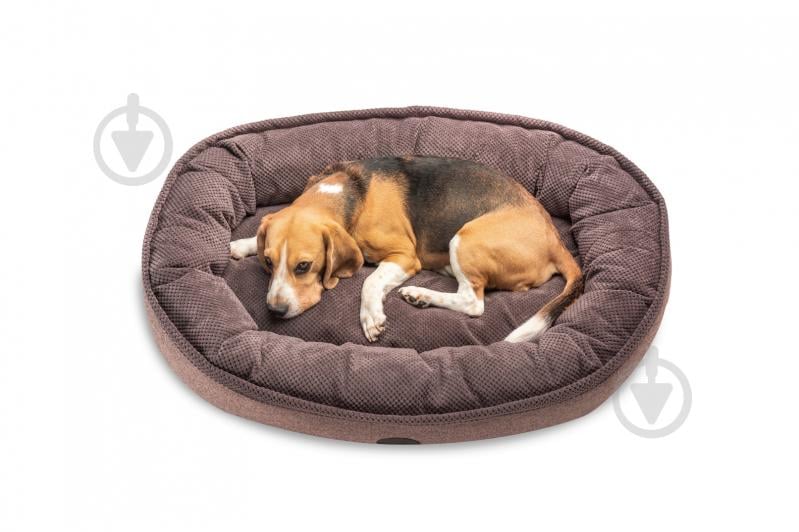 Лежак Harley and Cho Donut XL Brown Soft Touch 3102 - фото 4