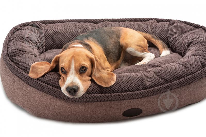 Лежак Harley and Cho Donut XL Brown Soft Touch 3102 - фото 6