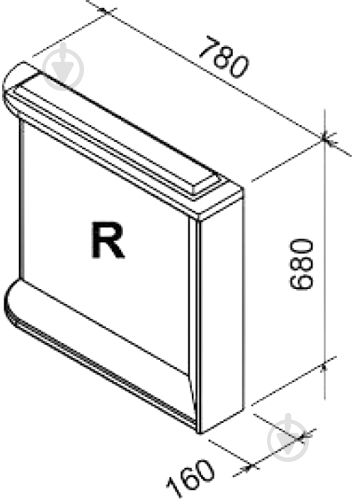 Дзеркало Ravak Rosa M780 R X000000315 - фото 4