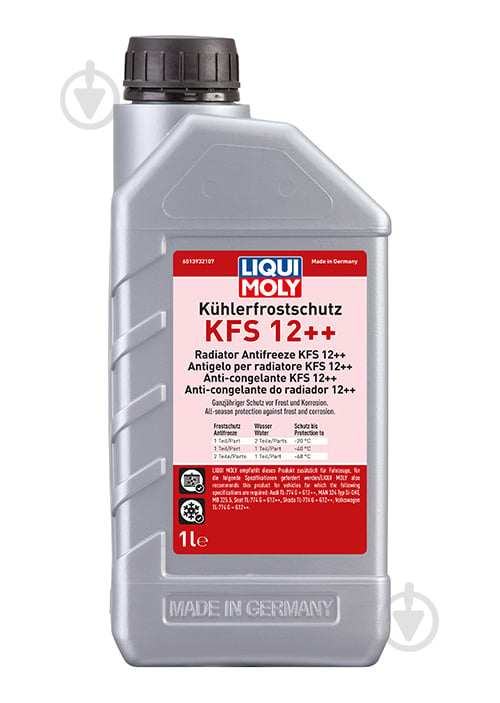 Антифриз Liqui Moly KUHLERFROSTSCHUTZ KFS 12++ 1 л - фото 1