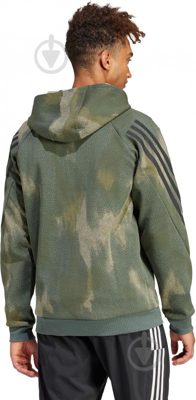 Джемпер Adidas M FI 3S HD IR9228 р.XL хаки - фото 2