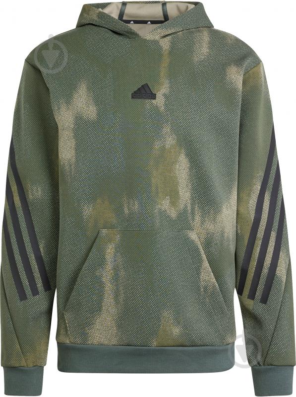 Джемпер Adidas M FI 3S HD IR9228 р.XL хаки - фото 5