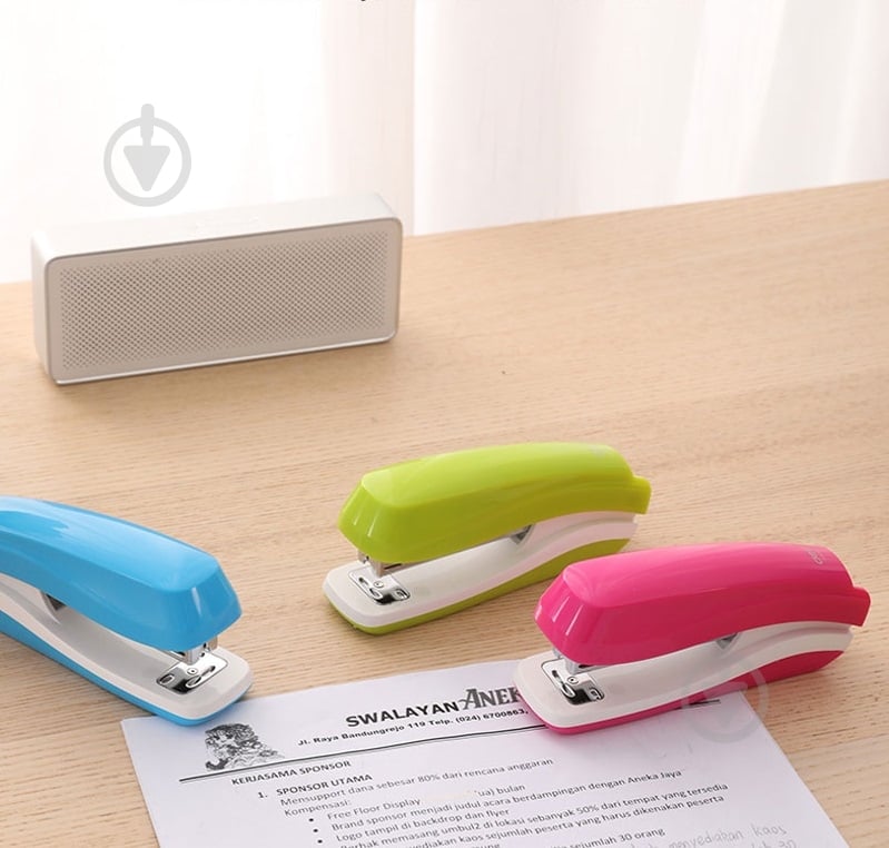 Степлер 0350 микс №24 25ар Rio Deli - фото 4 Степлер 0350 микс №24 25ар Rio Deli - фото 4