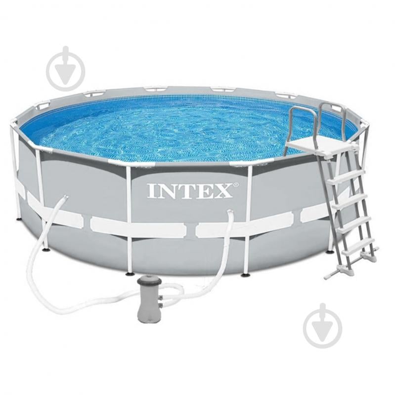 Бассейн каркасный Intex 26718 366x366x366x122 см 10700 л - фото 1