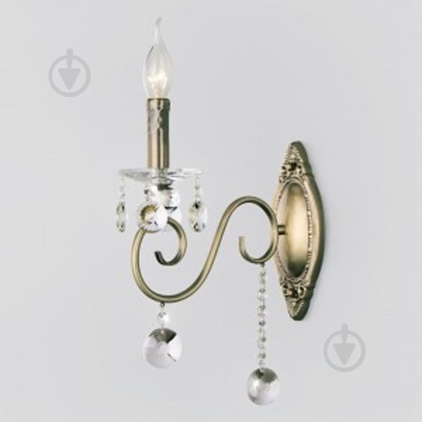 ВИТРИНА! Бра Strotskis Ravenna 1x60 Вт E14 бронзовый 10104/1 - фото 3