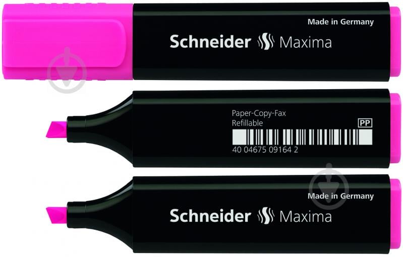 Маркер текстовий Schneider Maxima 1-5 мм S117909 рожевий - фото 1