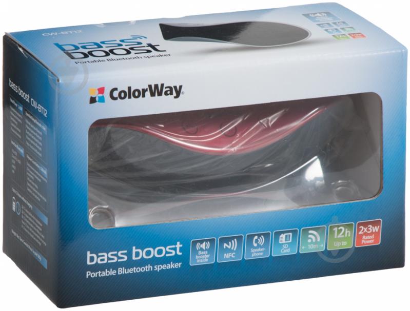 Акустическая система ColorWay Bass boost 2.0 red (CW-BT12R) - фото 4