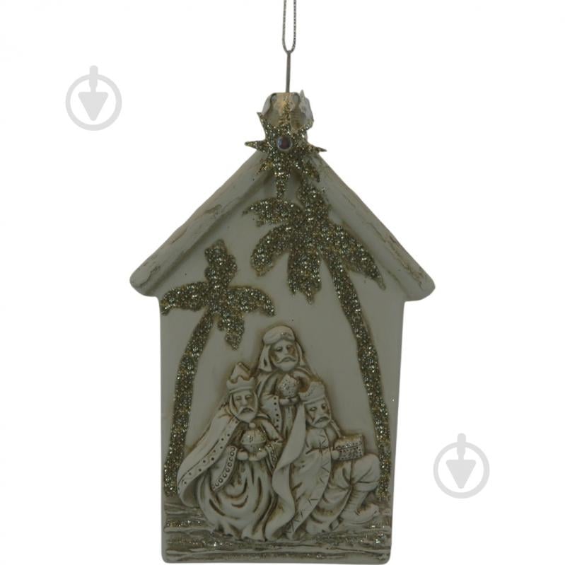 Подвеска WEI DE ARTS Вифлеем WD330073 11 см бежевый - фото 1