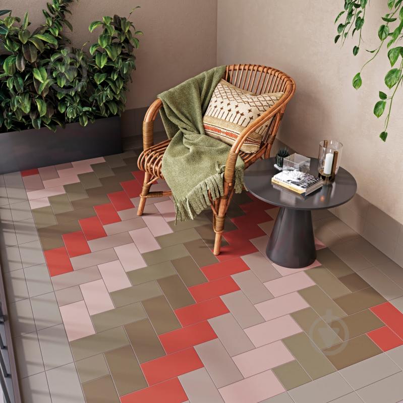 Плитка Ceramica Ribesalbes Croma Rosy 10х20 см - фото 3