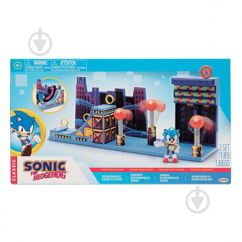 Игровой набор Sonic the Hedgehog с фигуркой Соник в Студиополисе 406924-RF1 - фото 2