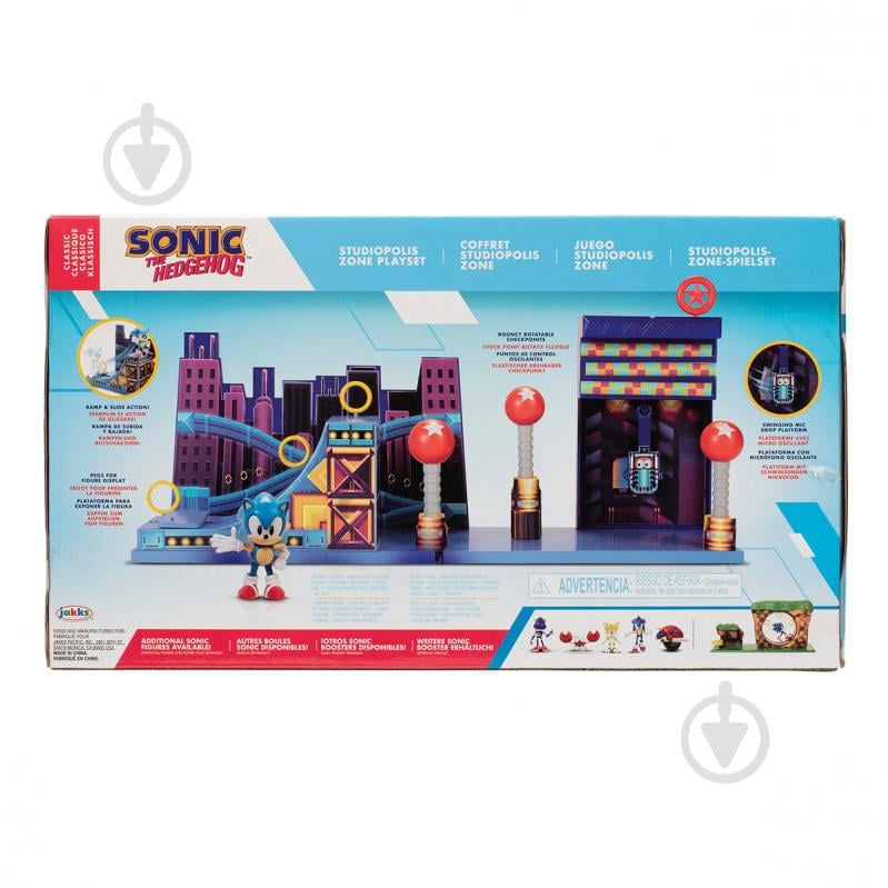 Игровой набор Sonic the Hedgehog с фигуркой Соник в Студиополисе 406924-RF1 - фото 1