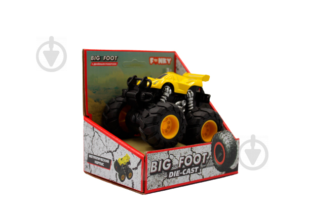 Внедорожник Funky Toys F1 желтый 1:64 FT61038 - фото 1