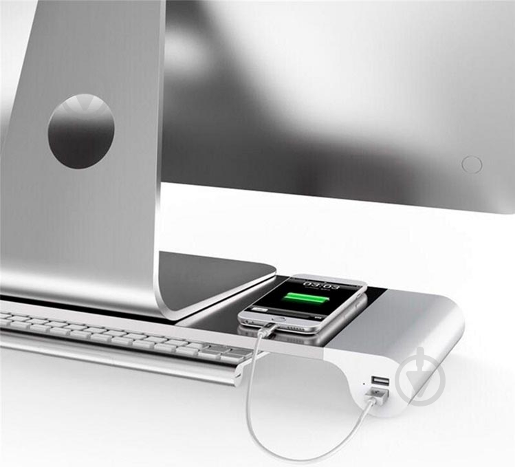 Подставка для ноутбука BeCover B9 (704673) Silver - фото 3