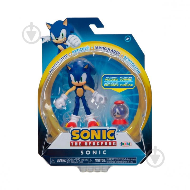 Игровая фигурка Sonic the Hedgehog с артикуляцией Модерн Соник 10 см 41678i-GEN - фото 1