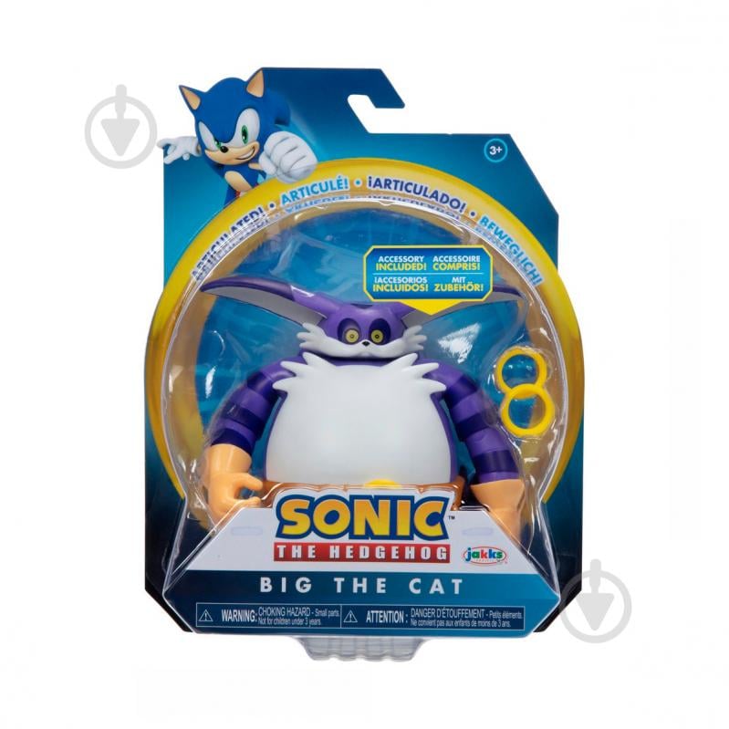 Игровая фигурка Sonic the Hedgehog с артикуляцией Модерн Кот Биг 10 см 41680i-GEN - фото 1