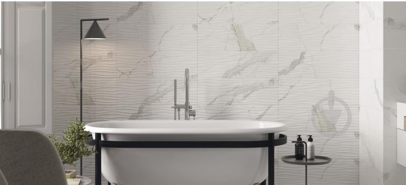 Плитка Cifre Statuario Relive Matte 40x120 - фото 12