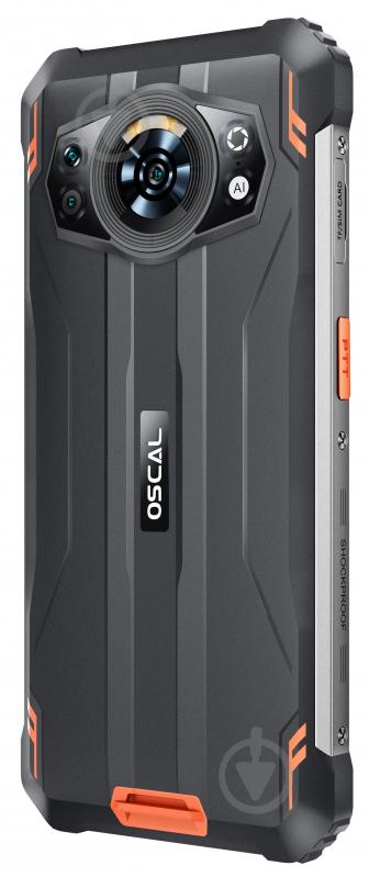 Смартфон Oscal S80 6/128GB orange - фото 6