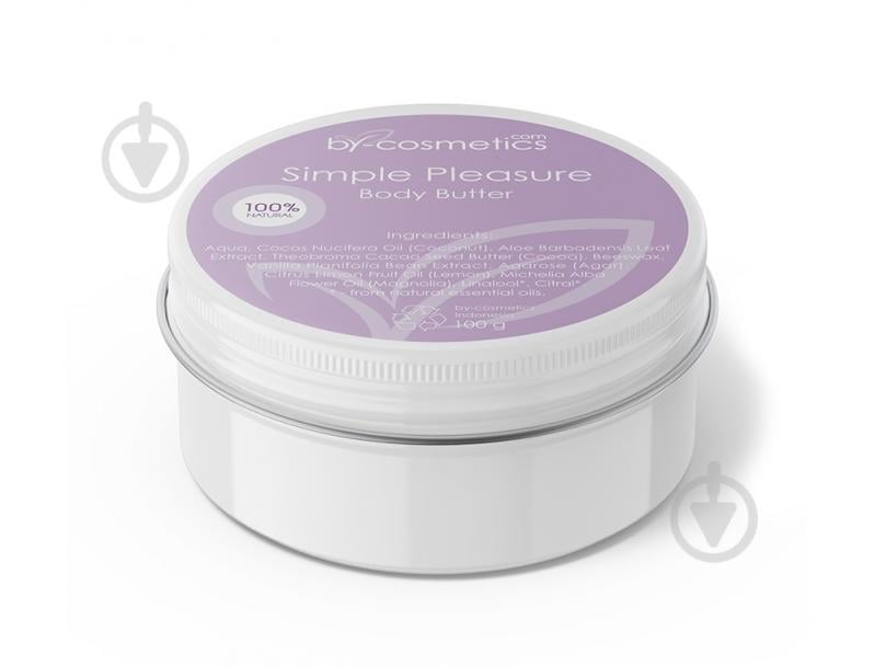 Баттер для тіла By-cosmetics Simple Pleasure 100 г - фото 1 Баттер для тіла By-cosmetics Simple Pleasure 100 г - фото 1