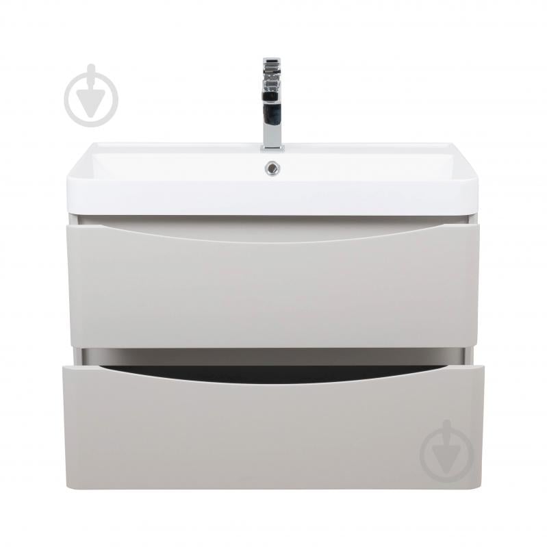 Тумба подвесная Aqua Rodos VISTA (PVC-KASHEMIR) с умывальником Deep 75 см - фото 4