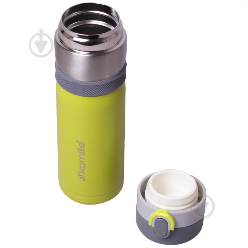 Термочашка Kamille KM-2014-GR 400 мл - фото 2