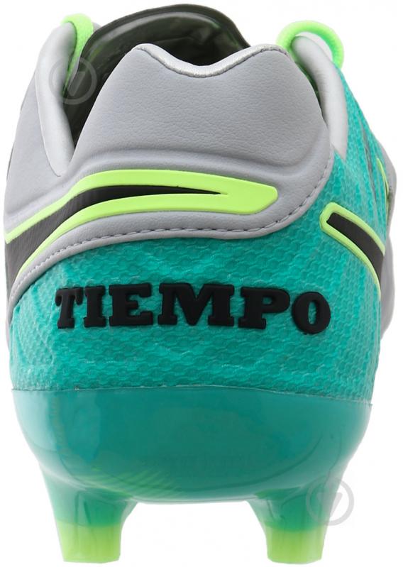 Бутсы Nike Tiempo Legend VI FG 819177-005 р.44 серый с зеленым - фото 8