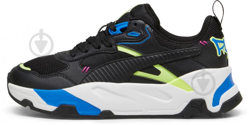 Кроссовки для мальчиков демисезонные Puma TRINITY MID 90S JR 39799902 р.36 черные - фото 1