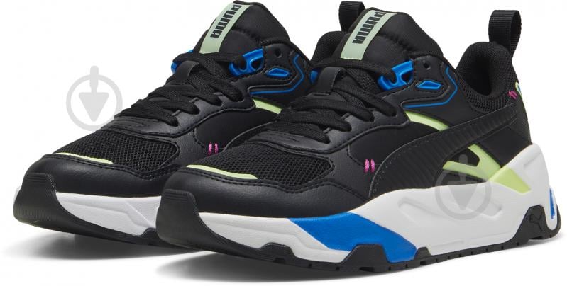 Кроссовки для мальчиков демисезонные Puma TRINITY MID 90S JR 39799902 р.36 черные - фото 3