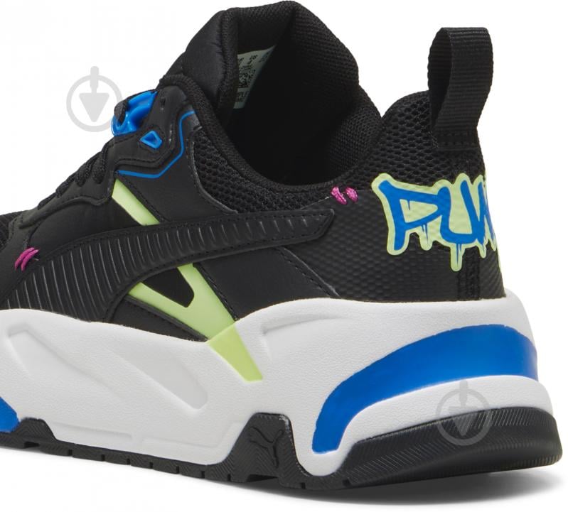 Кроссовки для мальчиков демисезонные Puma TRINITY MID 90S JR 39799902 р.36 черные - фото 4