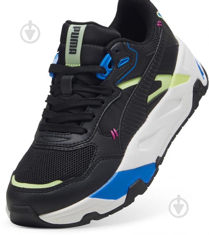 Кроссовки для мальчиков демисезонные Puma TRINITY MID 90S JR 39799902 р.36 черные - фото 5