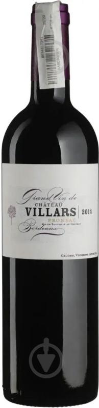 Вино Chateau Villars красное сухое 0,75 л - фото 1