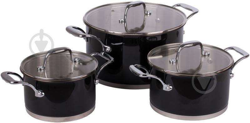 Набір каструль Krauff 6 предметів 26-189-038 - фото 1 Набір каструль Krauff 6 предметів 26-189-038 - фото 1